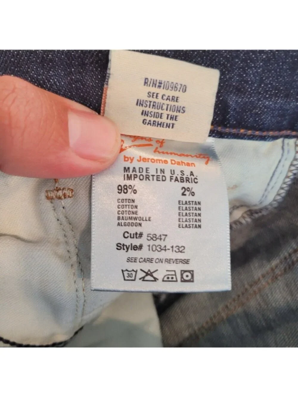 Citizens of Humanity Jeans Womens 30 Blue Ingrid Low Waist Flare Denim Stretch - Picture 9 of 11